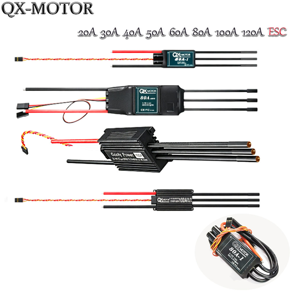Rc Helicopter Battery - 20A-120A Borstelloze ESC Snelheidsregelaar Compatibel met