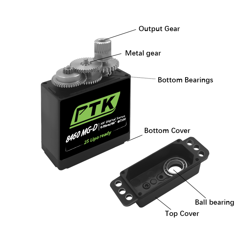 PTK 8460 MG-D9g Digitale servo - Rc Helicopter Motor recensie en prijs