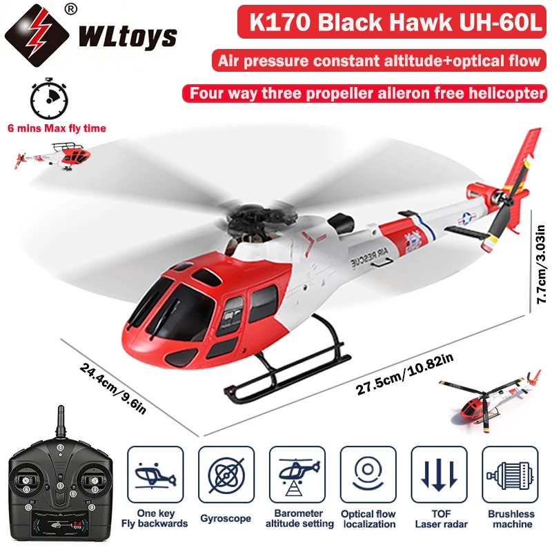 WLtoys 4CH K150-AS350 RC Helik - Rc Helicopter Gas recensie en prijs